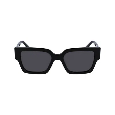 Karl Lagerfeld Black Acetate Sunglasses In Black
