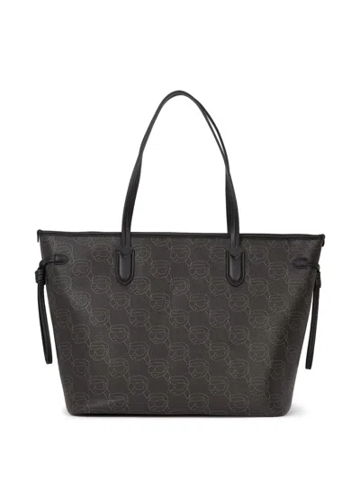Karl Lagerfeld Ikon Monogram Tote Bag