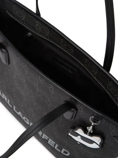 Karl Lagerfeld Ikon Monogram Tote Bag