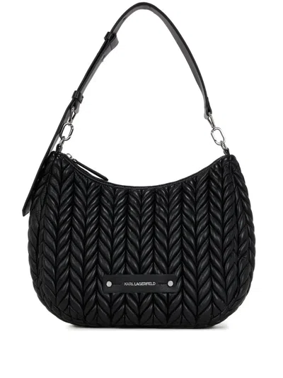 Karl Lagerfeld K/weave Quilted Shoulder Bag