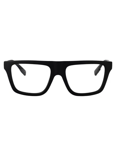 Karl Lagerfeld Matte Black Acetate Glasses In Black