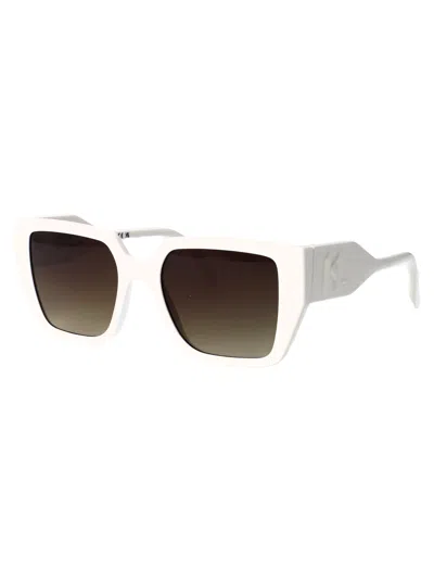 Karl Lagerfeld Rectangular Sunglasses Kl6098 S 105