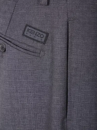 Kenzo " Weave" Straight Tailored Pant Clothing