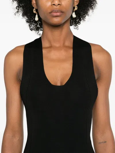 Khaite Toto Jersey Halter Bodysuit