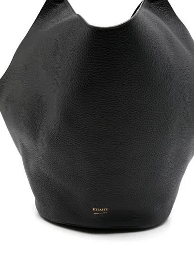 Khaite Lotus Medium Leather Shoulder Bag