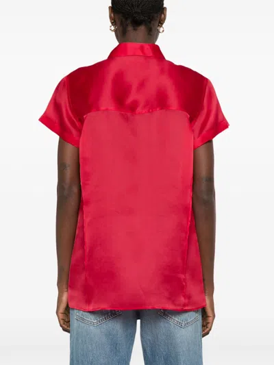 Khaite Keefe Silk Charmeuse Shirt