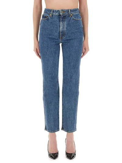 Khaite Abigail High-rise Straight Jeans In Blue