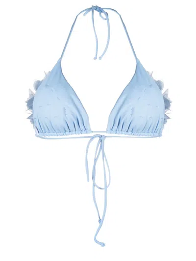 La Reveche Shanya Frills Bikini In Blue