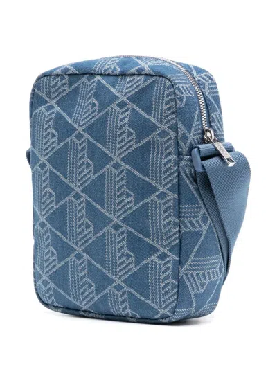 Lacoste Monogrammed Messenger Bag
