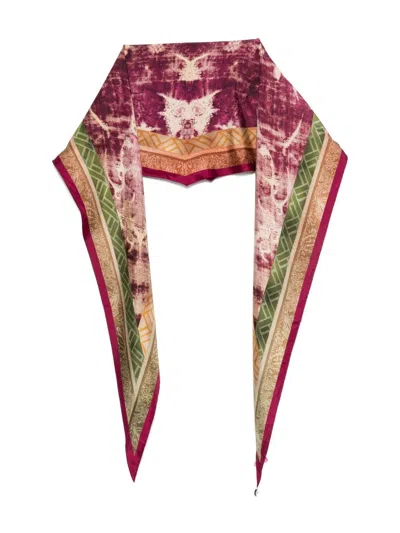 Pierre-louis Mascia Pierre Louis Mascia Printed Silk Foulard In Multi