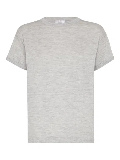 Brunello Cucinelli Cashmere And Silk T-shirt
