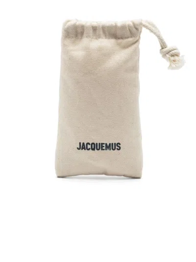Linda Farrow X Jacquemus Les Lunettes Bambino Meta Sunglasses In Neutral