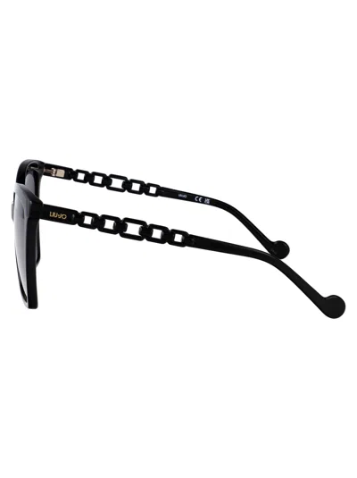 Liu •jo Liu Jo Rectangular Sunglasses Lj773 S 1 In Black