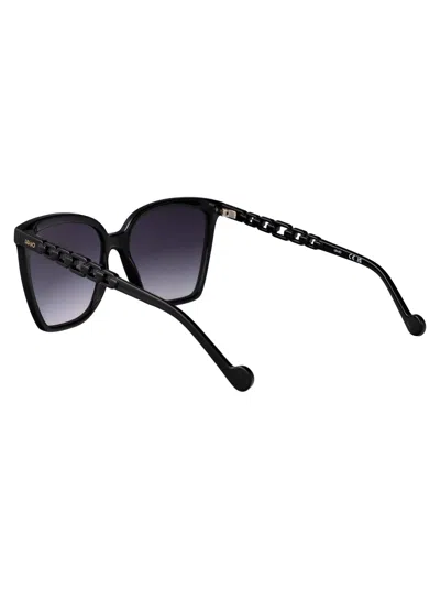 Liu •jo Liu Jo Rectangular Sunglasses Lj773 S 1 In Black