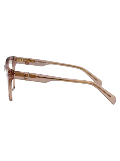Liu •jo Liu Jo Nude Acetate Glasses In Neutral
