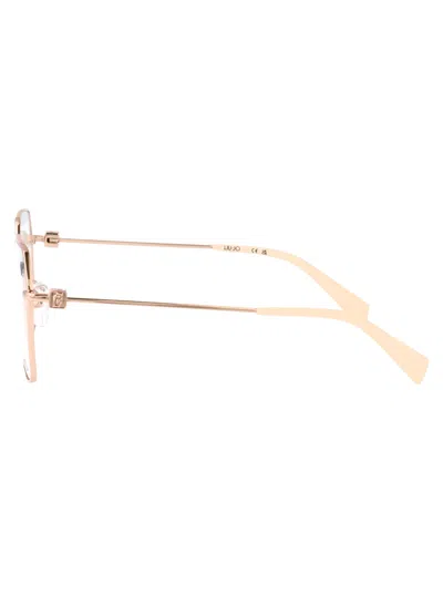 Liu •jo Liu Jo Rose Gold Metal Glasses