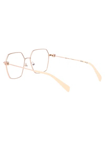 Liu •jo Liu Jo Rose Gold Metal Glasses