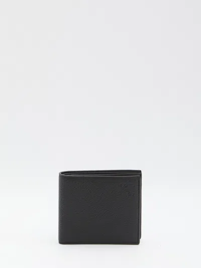 Loewe Bifolod Wallet In Black
