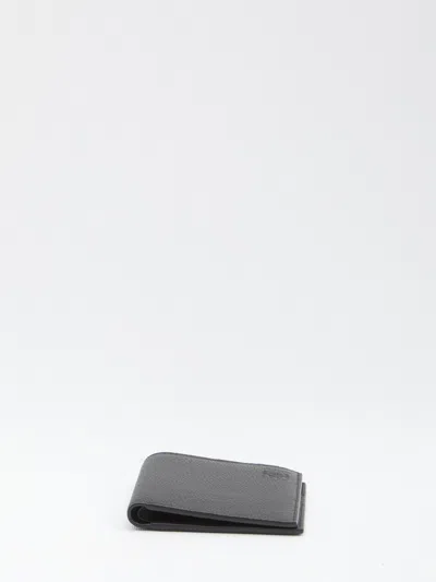 Loewe Bifolod Wallet In Black