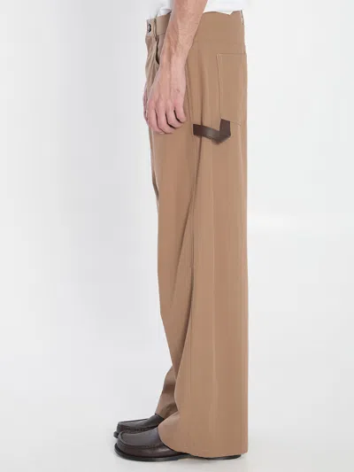 Loewe Men Cotton Carpenter Trousers