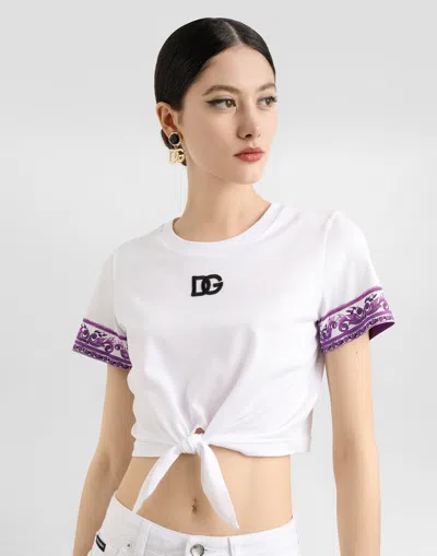 Dolce & Gabbana Majolica-prints Short-sleeved T-shirt