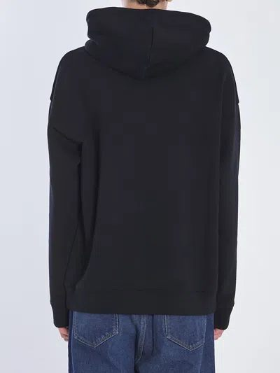 Loewe Anagram Patch Drawstring Cotton Hoodie