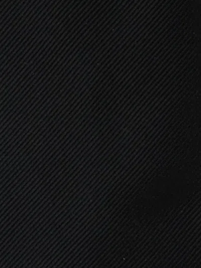 Tom Ford Black Tie With Rear Tie Closure In Silk Man In Black
