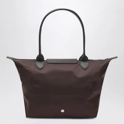 Longchamp Mocha Coloured Le Pliage Green M Bag
