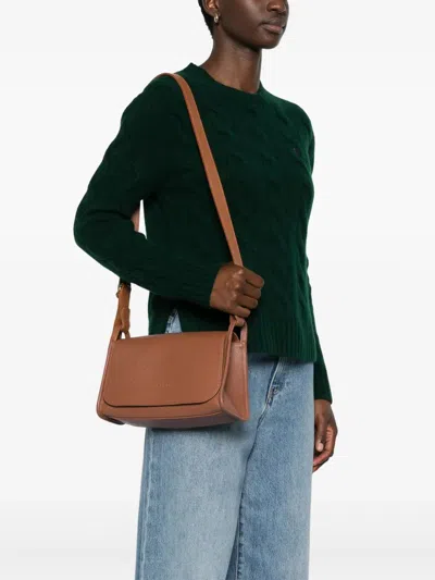 Longchamp Shoulder Bag M Le Foulonné Caramel Coloured