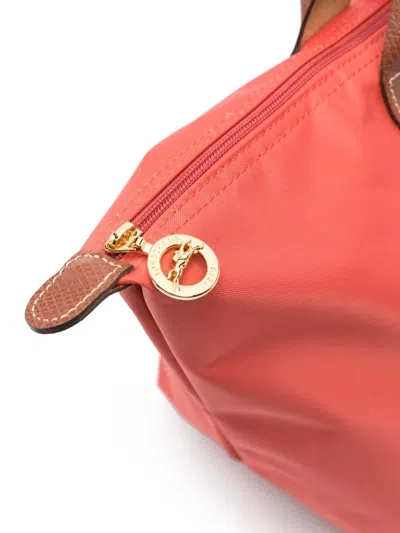 Longchamp Tomato Coloured Le Pliage Original M Bag