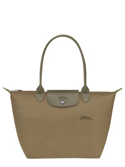 Longchamp Artichoke Coloured L Le Pliage Green Bag