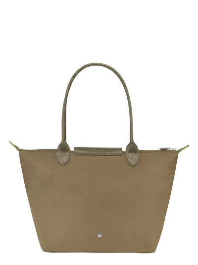 Longchamp Artichoke Coloured L Le Pliage Green Bag