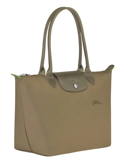 Longchamp Artichoke Coloured L Le Pliage Green Bag