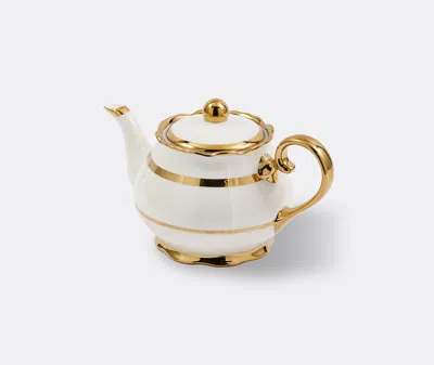 Polspotten Tea And Coffee White Uni In Gold