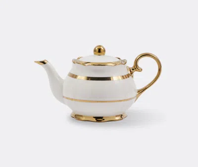 Polspotten Tea And Coffee White Uni In Gold