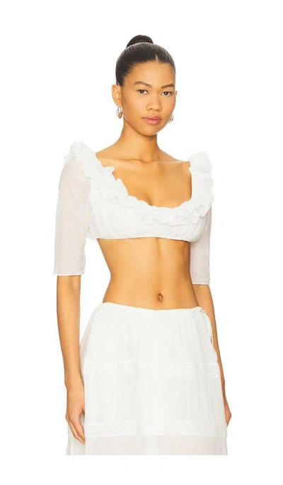 Mirror Palais Blouse In White