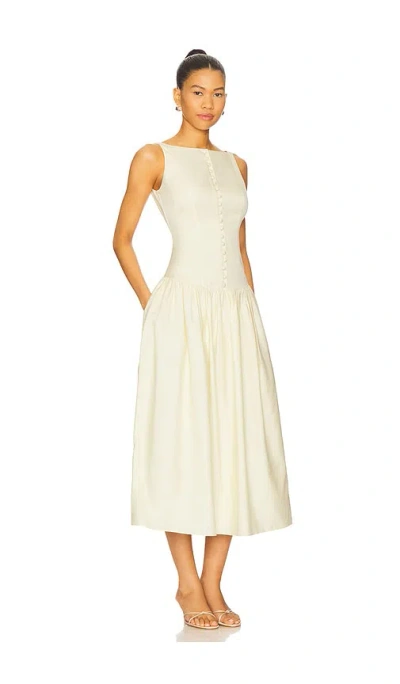 Mirror Palais Kissing Booth Lady Length Dress In White