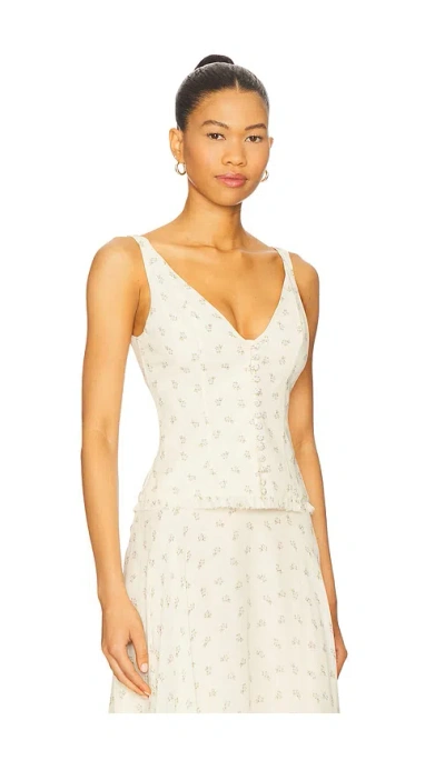 Mirror Palais Rose Top In Multi