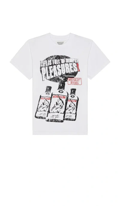 Midnight Rodeo The Pleasures T-shirt In White