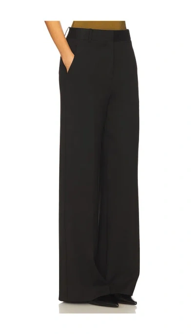 Theory High-waist Straight-leg Pant In Good Wool