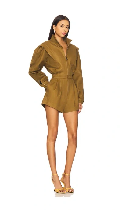 Ronny Kobo Nabil Romper In Green