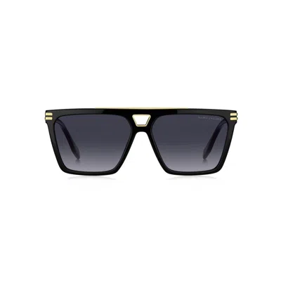 Marc Jacobs Geometric Sunglasses In Black