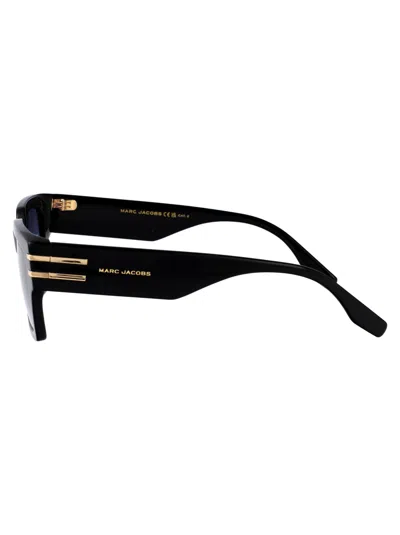 Marc Jacobs Squared Sunglasses Marc 787/s 2 M2 In Black