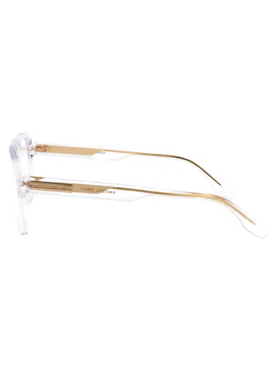 Marc Jacobs Crystal Acetate Glasses In Metallic