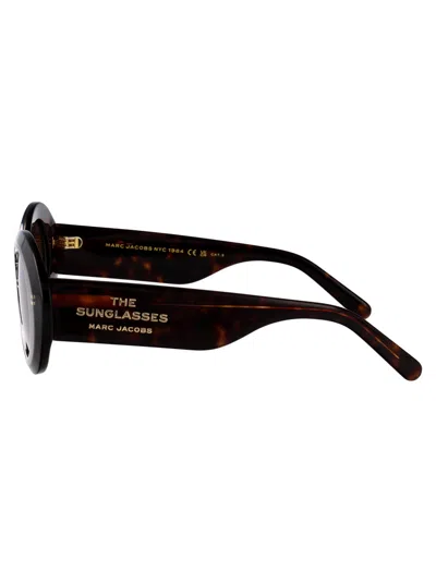 Marc Jacobs Crystal Havana Acetate Sunglasses