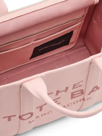Marc Jacobs Pink Canvas The Tote Shopping Bag
