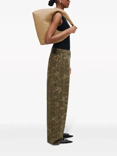 Marc Jacobs The Sack Leather Hobo Bag In Nude
