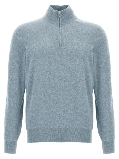 Brunello Cucinelli Cashmere Sweater In Blue