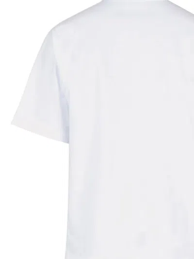 Ferragamo T-shirt With Signature Detail In White