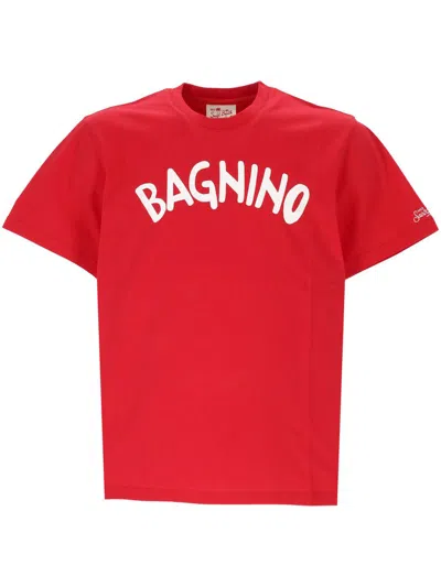 Mc2 Saint Barth T-shirts And Polos In Red